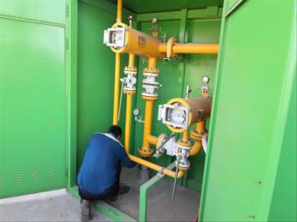 ارتقاء ظرفیت ایستگاه گاز شهری شرکت انبارهای عمومی و خدمات گمرکی منطقه ویژه اقتصادی سهلان