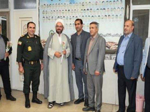 دیدار سرپرست شرکت سهلان با فرماندهی انتظامی بخش صوفیان به مناسبت هفته فراجا